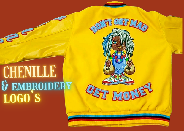 H.F.C-CUSTOM LEATHER "BREAD WINNER" (LETTERMAN JACKET)
