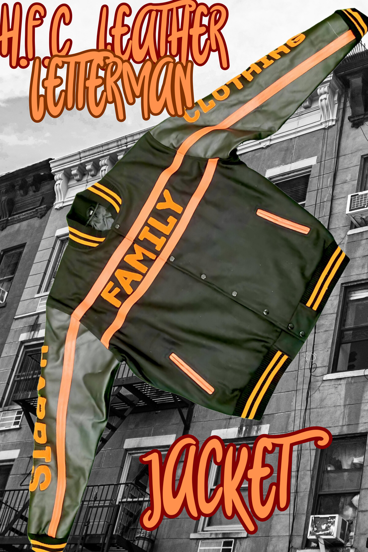 H.F.C- CUSTOM BOYS N THE HOOD LETTERMAN JACKET