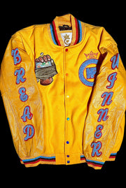 H.F.C-CUSTOM LEATHER "BREAD WINNER" (LETTERMAN JACKET)