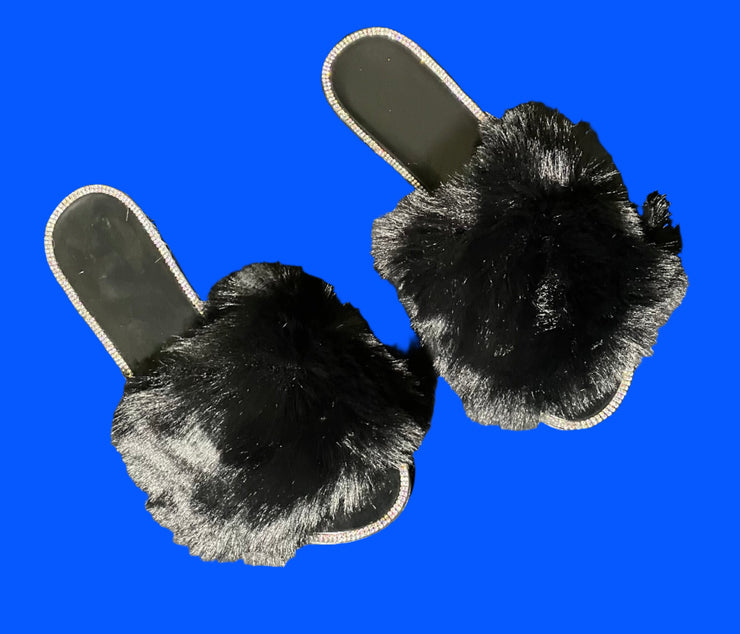 BLACK H.F.C FAUX FUR