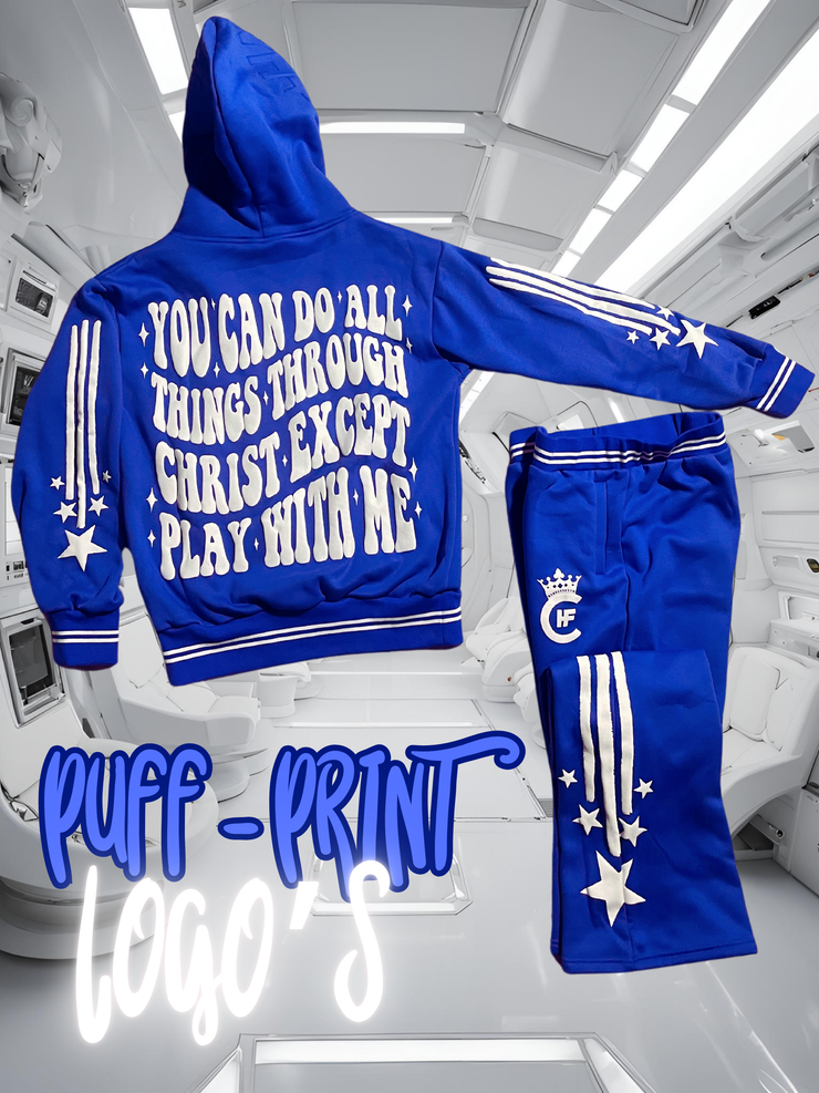 H.F.C- SHOOTING STARS (PUFF PRINT) CROWN LOGO SWEATSUIT