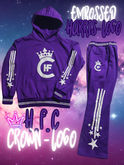 H.F.C- SHOOTING STARS (PUFF PRINT) CROWN LOGO SWEATSUIT