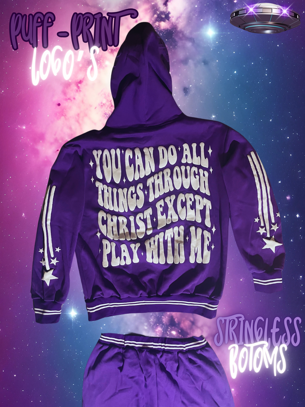 H.F.C- SHOOTING STARS (PUFF PRINT) CROWN LOGO SWEATSUIT