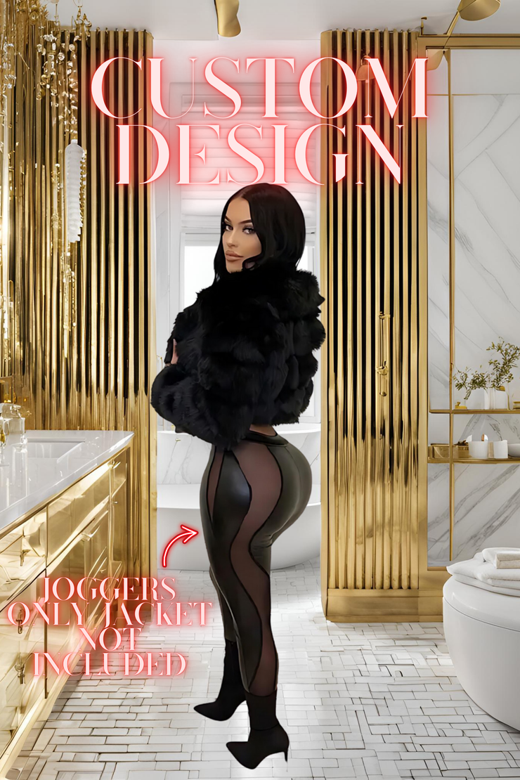 H.F.C- SEE THROUGH  JOGGER SET (JACKET NOT INCLUDED!)