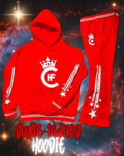 H.F.C- SHOOTING STARS (PUFF PRINT) CROWN LOGO SWEATSUIT