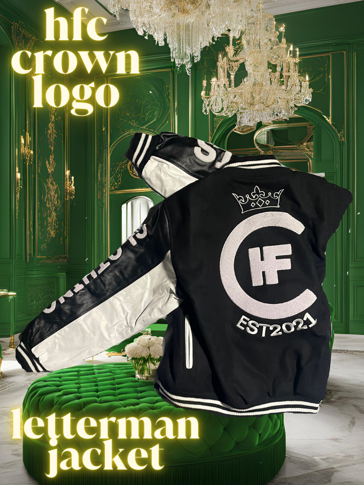 HFC- 1 0F 1 CUSTOM LEATHER/WHOOL  LETTERMAN JACKET