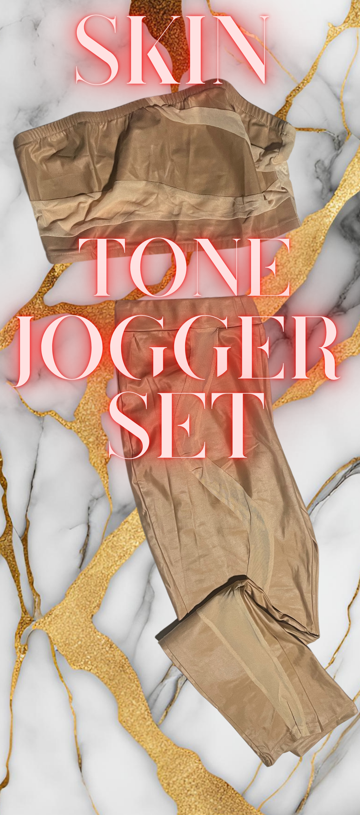 H.F.C- SEE THROUGH  JOGGER SET (JACKET NOT INCLUDED!)