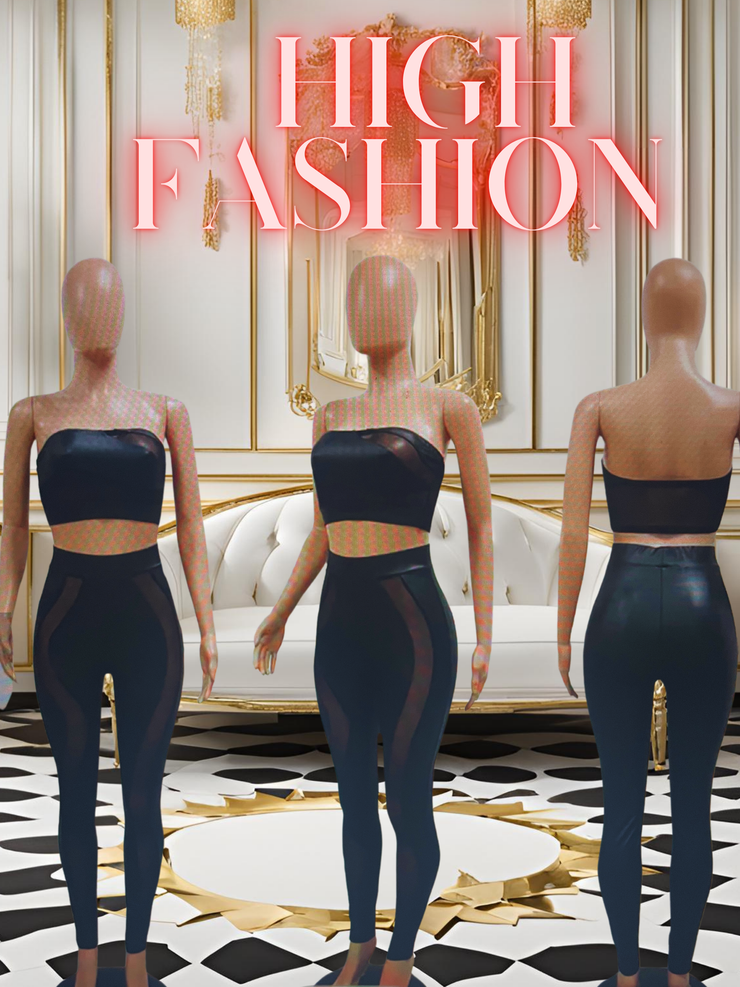 H.F.C- SEE THROUGH  JOGGER SET (JACKET NOT INCLUDED!)