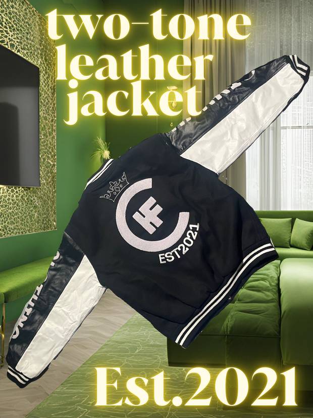 HFC- 1 0F 1 CUSTOM LEATHER/WHOOL  LETTERMAN JACKET