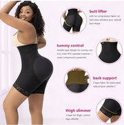 BUTT LIFTER, TUMMY CONTROL, BACK SUPPORT & THIGH SLIMMER ALL IN ONE PACKAGE